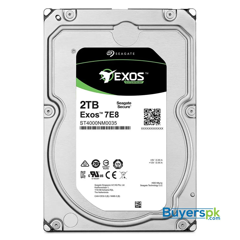 Seagate Enterprise 2TB HDD ST2000NM0055 2TB SATA III 6Gb/s 7200RPM 128MB 3.5 3 Yrs Warranty - Hard Drive Seagate Enterprise 2TB HDD ST2000NM0055 2TB SATA III 6Gb/s 7200RPM 128MB 3.5 3 Yrs Warranty - Hard Drive